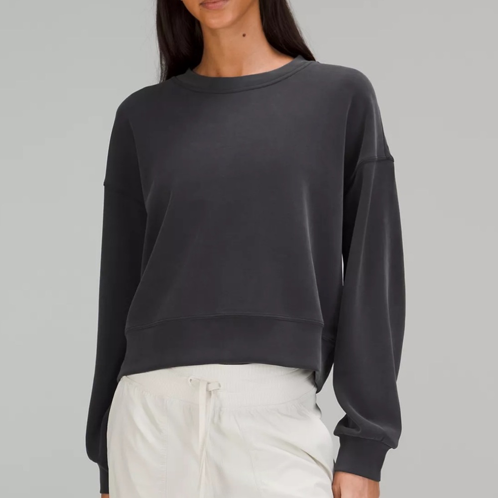 lululemonn perfectly cropped crew softstreme - 18